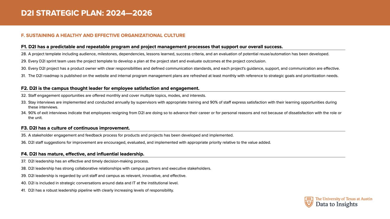 Sustaining a Healthy and Effective Organizational Culture