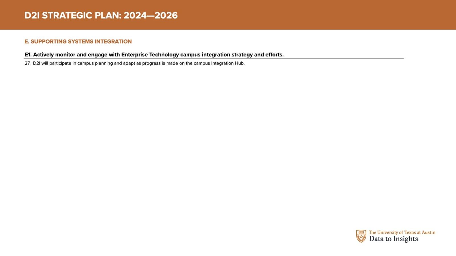 Supporting Systems Integration